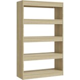 Furnova Knjižna omara/pregrada sonoma hrast 80x30x135 cm iverna plošča, (21932462) | Shoptok.si