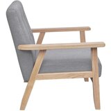  Fotelja od tkanine svjetlosiva | shoptok.hr