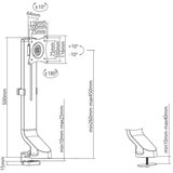 Maclean MC-853 stolni nosač za monitor 17–32″ do 8 kg | shoptok.hr