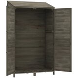  Vrtno spremište antracit 102x52x174,5 cm od masivne jelovine | shoptok.hr