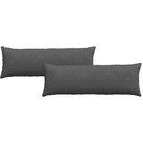 vidaXL jastučići za sofu 2 pcs tamno siva 120 x 40 cm kordura tekstil | shoptok.hr