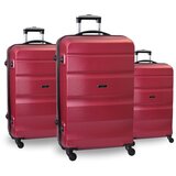 Sazio Set ABS kofera 3/1 Porto u crvenoj boji | ePonuda.com