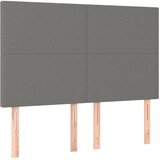  LED uzglavlje tamnosivo 144x5x118 cm od tkanine | shoptok.hr