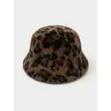 Sinsay Bucket šešir od umjetnog krzna s leopard uzorkom | shoptok.hr