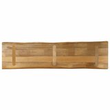Stolna ploča sa živi rub 180x40x3,8 cm masivno grubo drvo manga | shoptok.hr