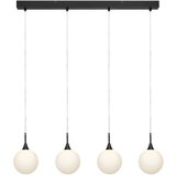 Markslöjd Črna viseča svetilka Markslöjd Quattro XL Pendant Black 4L Cene