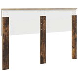  Uzglavlje s uzglavljem Dimljeni hrast 140 cm Konstruirano drvo | shoptok.hr