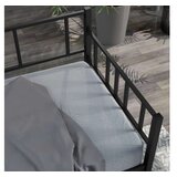 Hanah home krevet od metala daybed black 90x190 | ePonuda.com