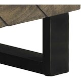  ormarić crni 80x33x46 cm od masivnog drva manga | shoptok.hr