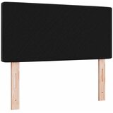  LED glava kreveta s LED trakama s uzglavljem Crna 90 cm Baršun | shoptok.hr