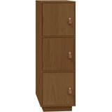 vidaXL Visoka omara medeno rjava 34x40x108,5 cm trdna borovina, (20654505) | Shoptok.si