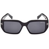Tom Ford Sunčane naočale FT0989 Silvano-02 Black | shoptok.hr