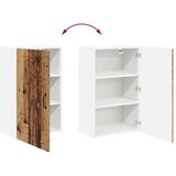 vidaXL zidni kuhinjski ormarić s policom staro drvo 50 x 31 x 80 cm | shoptok.hr