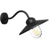 Elstead Lighting Elstead Klampenborg Zunanja kupolasta stenska svetilka z 1 lučjo, črna, IP44, E27, (22100148) | Shoptok.si