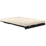 Karup Design Sivo-bež lanena raztegljiva sedežna garnitura 140 cm Roots Black Night – | Shoptok.si
