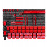 KADAX Delavska plošča za orodje, stenska, 116 x 78 cm, 36 kabin, 40 držal, garaža, (5000346280) | Shoptok.si