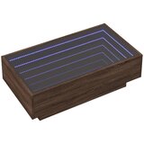  Stolić za kavu LED boja hrasta 90x50x30 cm konstruirano drvo | Eponuda.ba
