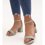 D/CEO Black sandals on a block heel Millo | Shoptok.si