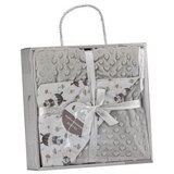 Interbaby Dvostrana Dekica 110x80 Padobranac Sivo | shoptok.hr