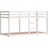  Krevet na kat sa zavjesama ružičasti 90x190 cm od borovine | shoptok.hr