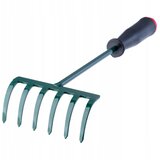 KADAX Majhne kovinske grablje za listje in travo, vrt, 30 cm, ročaj s 6 zobmi, (5000353765) Cene