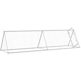  Kavez za kokoši srebrni 400 x 105 x 91 cm od pocinčanog čelika | Eponuda.ba