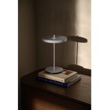 UMAGE Svetlo modra kovinska LED namizna svetilka s kovinskim senčilom (višina 31 cm) Asteria Move – | Shoptok.si