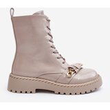 S. BARSKI Women's Glossy Boots Workery with Ornament D&A | Shoptok.si