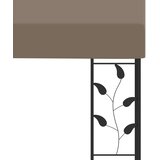  Zidna sjenica 6 x 3 x 2,5 m smeđe-siva | shoptok.hr