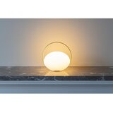 UMAGE Bijela/u zlatnoj boji LED stolna lampa (visina 19 cm) Orbit – | shoptok.hr