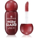 Essence milky GLAZED tonirani balzam za ustnice s sijajem odtenek 06 Cherry on Top 4 ml Cene