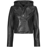 Ikks Usnjene jakne & Sintetične jakne PERF CUIR Črna | Shoptok.si