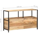 vidaXL Komoda 110x35x65 cm trden mangov les | Shoptok.si