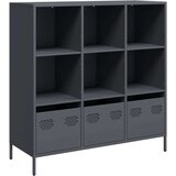 vidaXL Visoka komoda antracit 101,5x39x103,5 cm od čelika | shoptok.hr