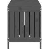  Kutija za pohranu siva 108x42 5x54 cm od masivne borovine | shoptok.hr
