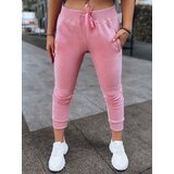 DStreet Spodnie damskie dresowe FITS różowe | Shoptok.si