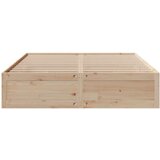 vidaXL Posteljni okvir brez vzmetnice s predali 200x200 cm borovina | Shoptok.si