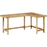 vidaXL Pisalna miza 165x110x75 cm trden mangov les | Shoptok.si