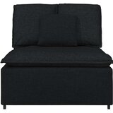  Modularni Sofa Centralni Modul s Jastucima Crni 100 cm | shoptok.hr