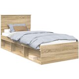  Konstrukcija postelje z vzglavjem Sonoma hrast 90 x 200 cm, (5000103526) | Shoptok.si