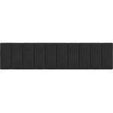  Jastuk za uzglavlje Hanko crni 200 cm baršunasti | shoptok.hr