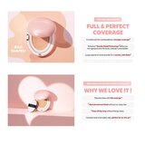 TIRTIR Mask Fit Aura Cushion Mini matirajući puder u spužvici nijansa 21N Ivory 4.5 g | shoptok.hr