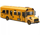 Lean Toys Komplet za izdelavo šolskega avtobusa za struženje, rumen, 48 kosov | Shoptok.si