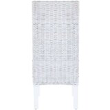 vidaXL Blagovaonske stolice 2 kom od kubu ratana i drva manga smeđe | shoptok.hr