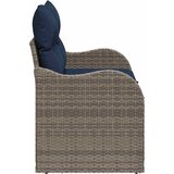  Vrtni kauč s jastukom s pohranom 121 x 62 x 69 cm poliratan | shoptok.hr