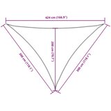  Jedro protiv sunca od tkanine trokutasto 3 x 3 x 4,24 m bijelo | shoptok.hr