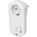 Connect WLAN vtičnica z oddajnikom 433 MHz WA 3600 LRF01 433 1294840 Wi-Fi vtičnica v notranjosti 3680 W, (20448336)