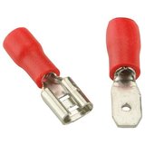 VOLTOMAT Ravna nasadna stopica (4,8 mm, Poprečni presjek: 0,5 – 1,5 mm², null, Crvene boje) | shoptok.hr