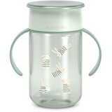 Suavinex Wonderland 360&amp;deg; Trainer Cup &amp;scaron;alica za učenje pijenja s ručkama 12 m+ Green 340 ml Slike