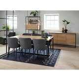 Unique Furniture Blagovaonski stol s pločom stola u dekoru hrasta u prirodnoj boji 90x180 cm Rivoli – | shoptok.hr